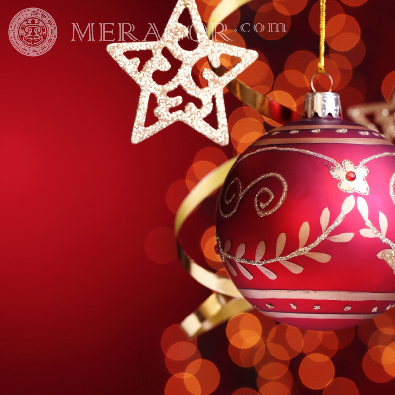 Christmas ball for icon download Holidays New Year
