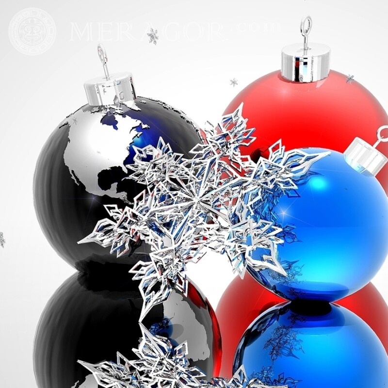 Ялинкові іграшки на аватар скачати Свято На новий рік
