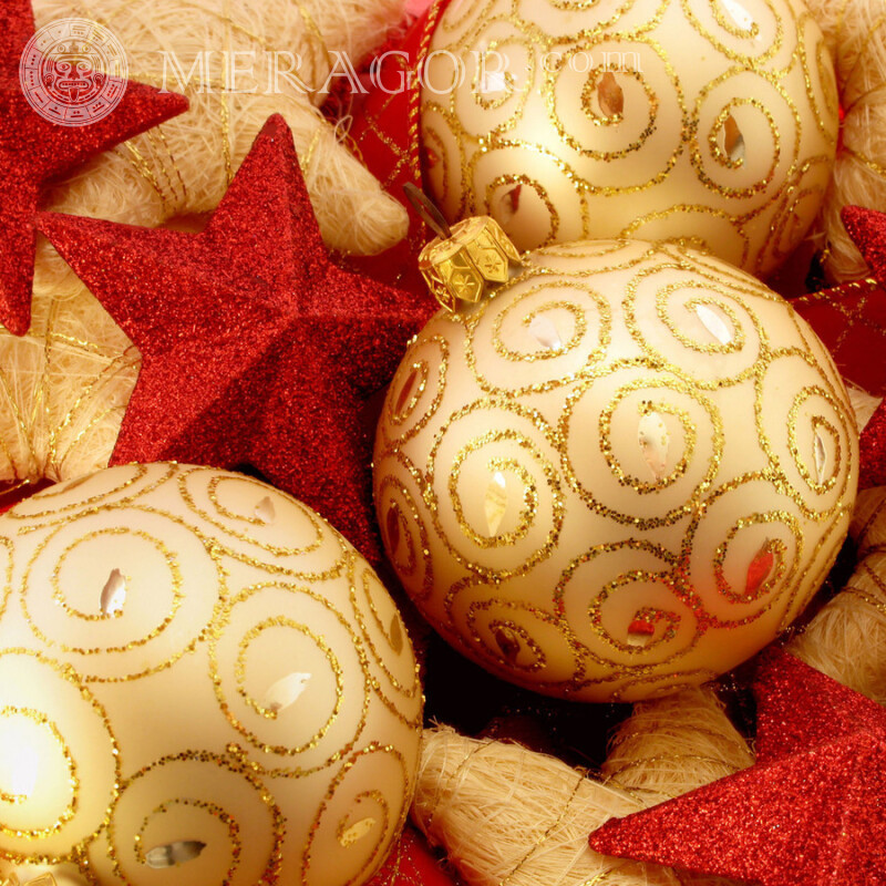 Brinquedos de Natal na foto de download do avatar Feriados Para o ano novo