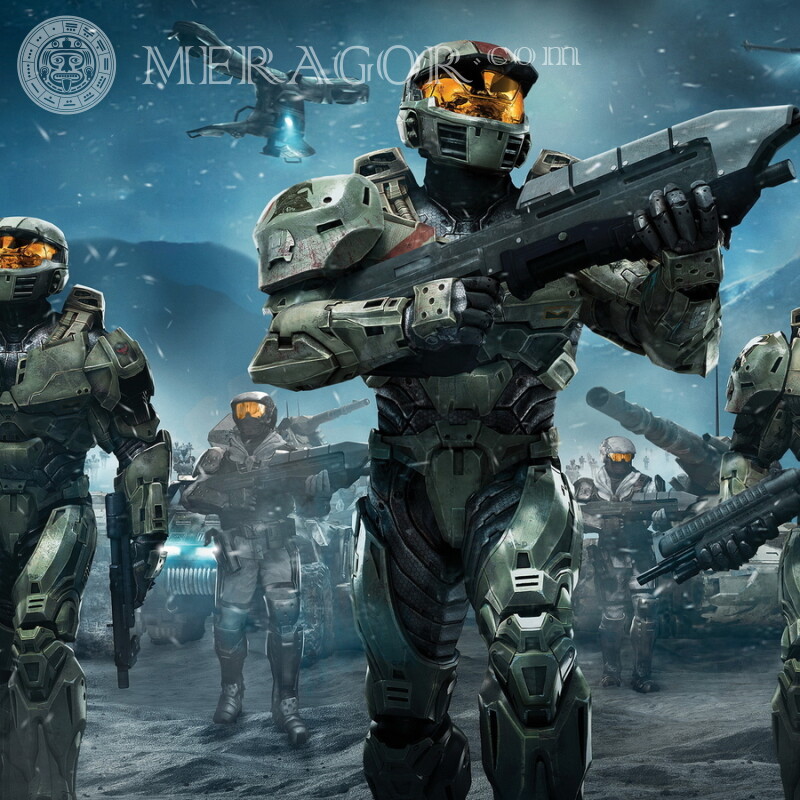 Descarga gratis una imagen del juego Halo Wars en tu avatar Halo Todos los juegos