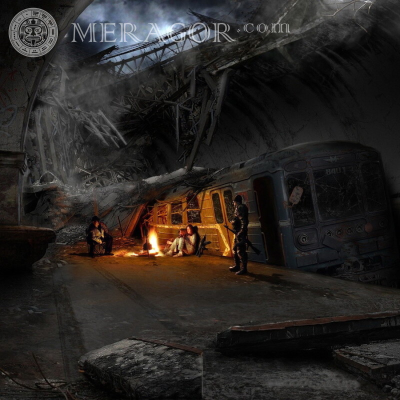 Download a picture from the Metro game for your avatar for free Metro 2033 All games