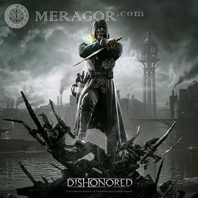Laden Sie kostenlos ein Bild aus dem Spiel Dishonored auf Ihren Avatar herunter Alle Spiele