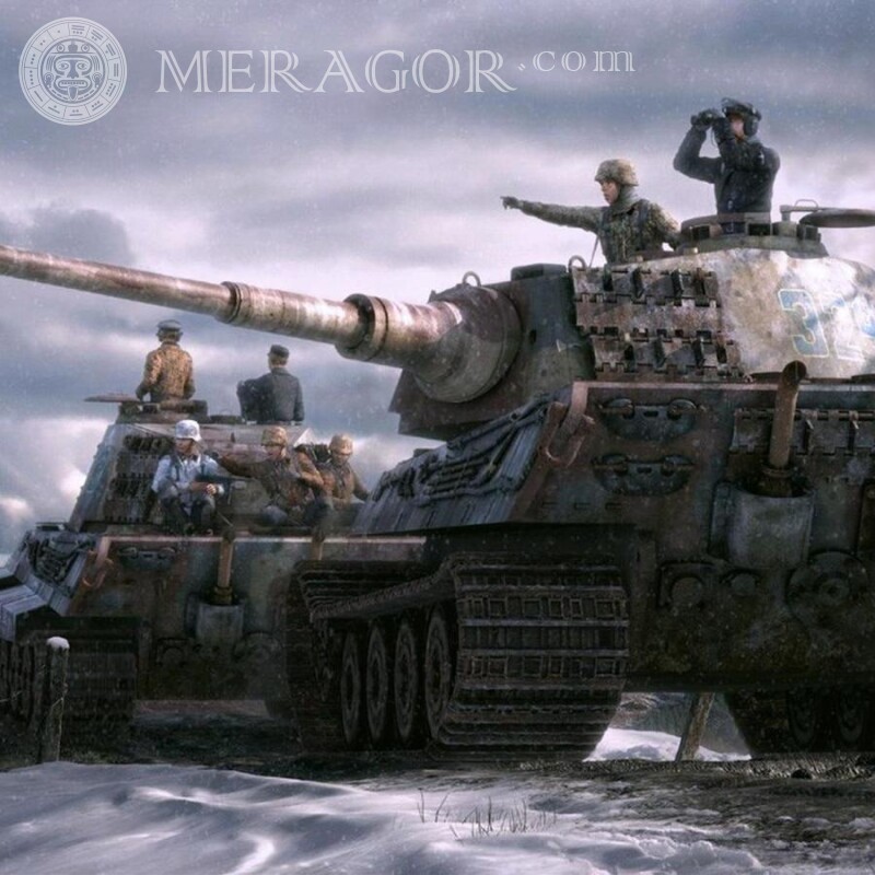 Laden Sie das World of Tanks-Foto in den Avatar des Bloggers herunter World of Tanks Alle Spiele