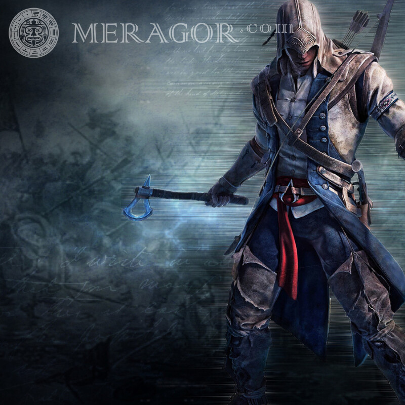Assassin descarga la imagen en el avatar de TikTok Assassin's Creed Todos los juegos