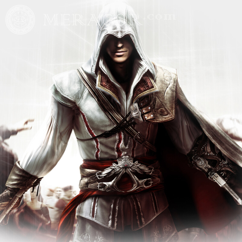 Laden Sie das Assassin-Bild für den Avatar kostenlos herunter Assassin's Creed Alle Spiele