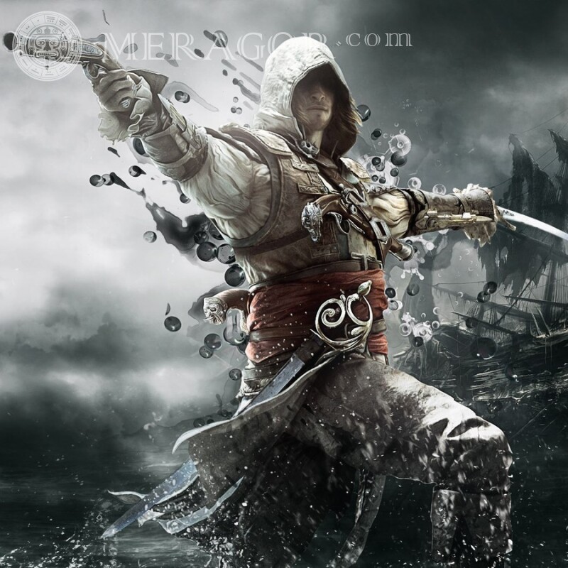 На аву картинка Assassin скачать Assassin's Creed Todos os jogos