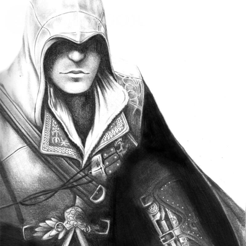 Photo Assassin auf Profil-Avatar herunterladen Assassin's Creed Alle Spiele