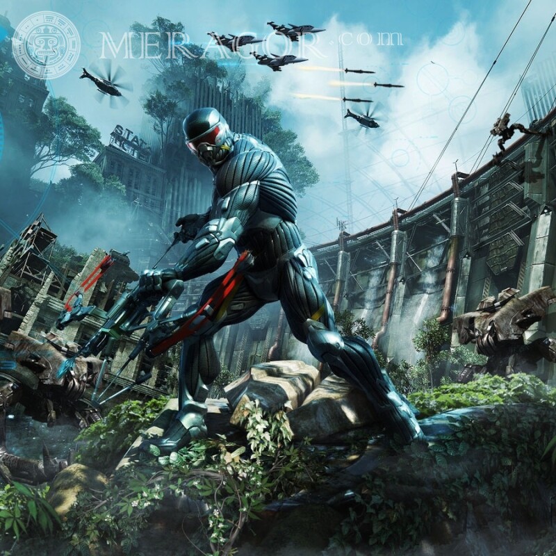 Download cool photo Crysis for avatar for free Crysis All games
