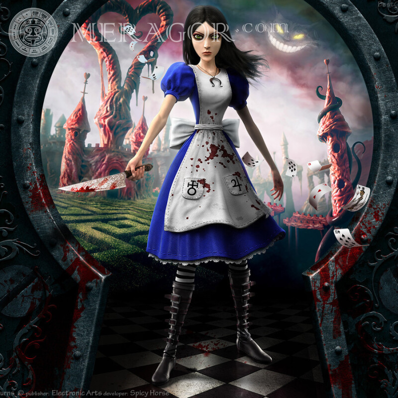 Alice Madness Returns скачать фото на аватарку бесплатно Alice Madness Returns Todos os jogos