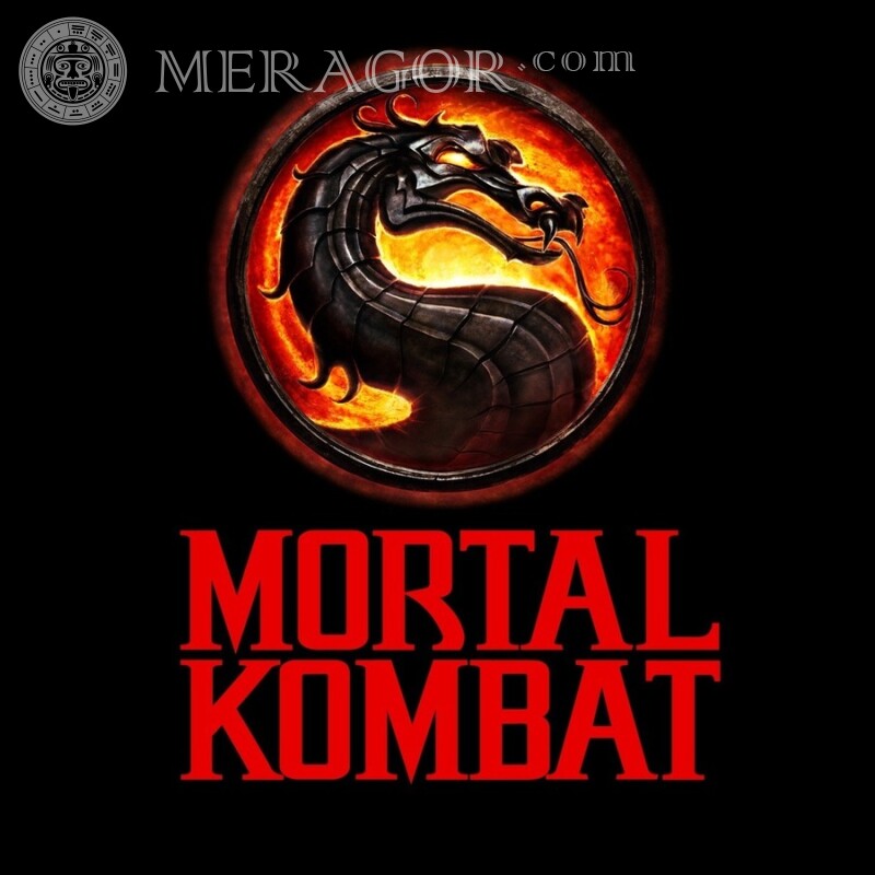 Логотип Mortal Kombat скачать бесплатно на аву Mortal Kombat Все игры