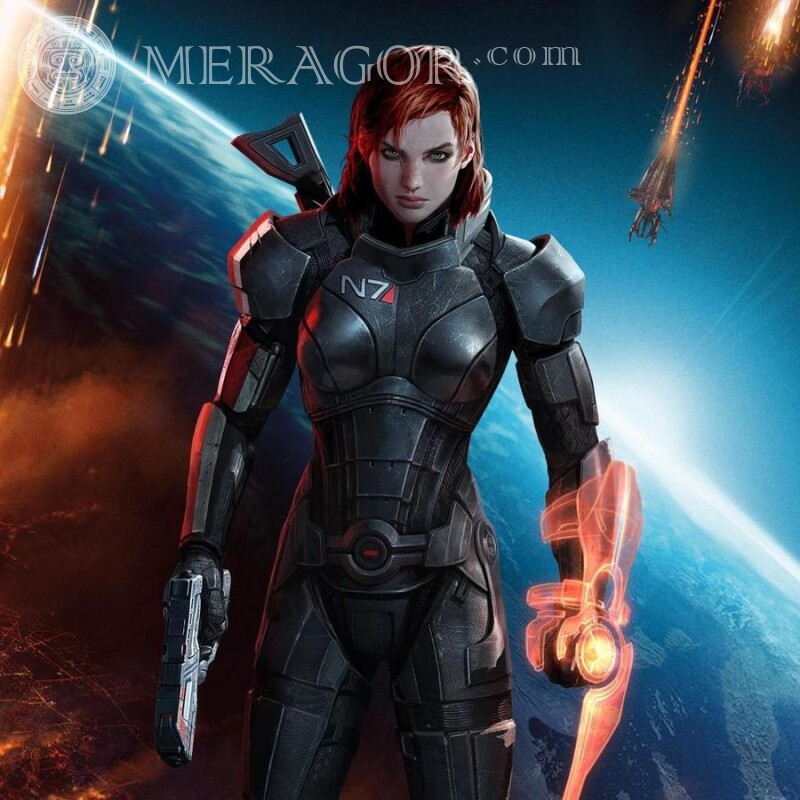 Скачать на аватарку фото Mass Effect Mass Effect Все игры