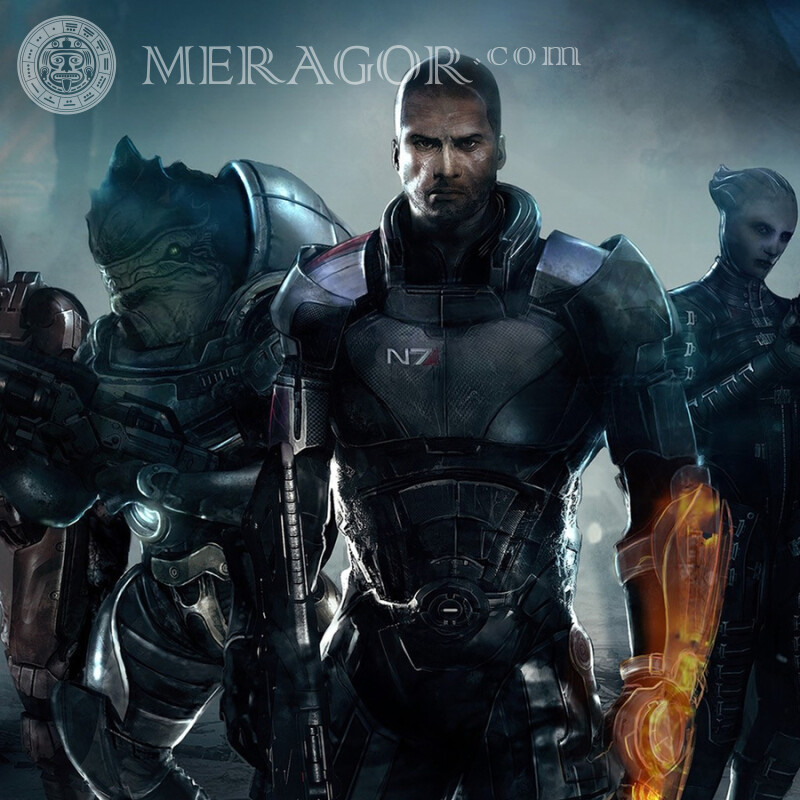 Mass Effect скачать фото на аватарку бесплатно Mass Effect Все игры