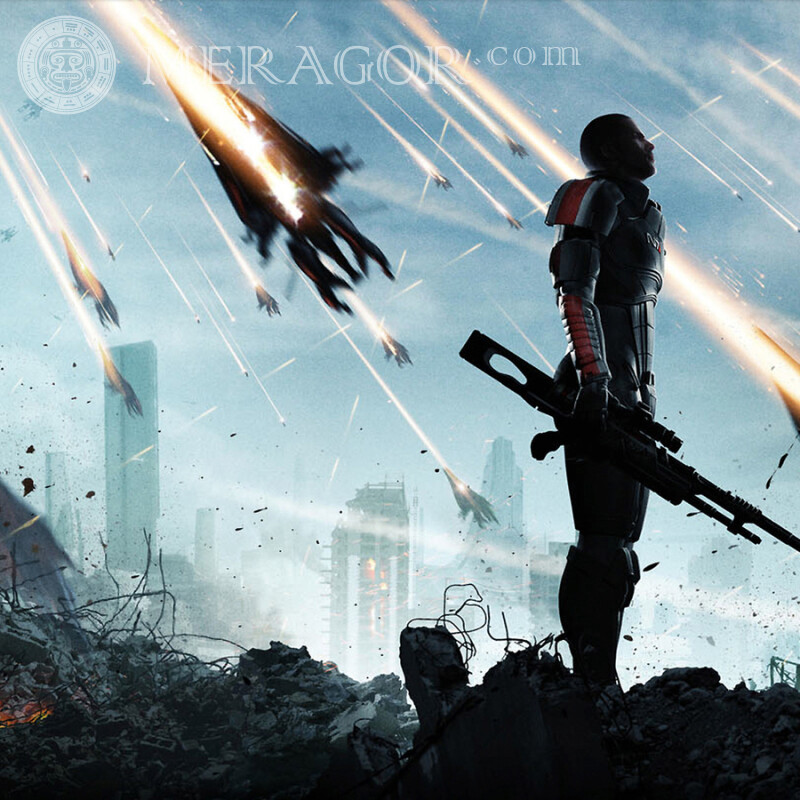 Скачать на аву фото Mass Effect бесплатно Mass Effect Alle Spiele