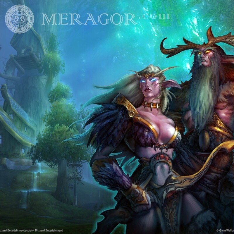 Скачать на аватарку фото World of Warcraft World of Warcraft All games