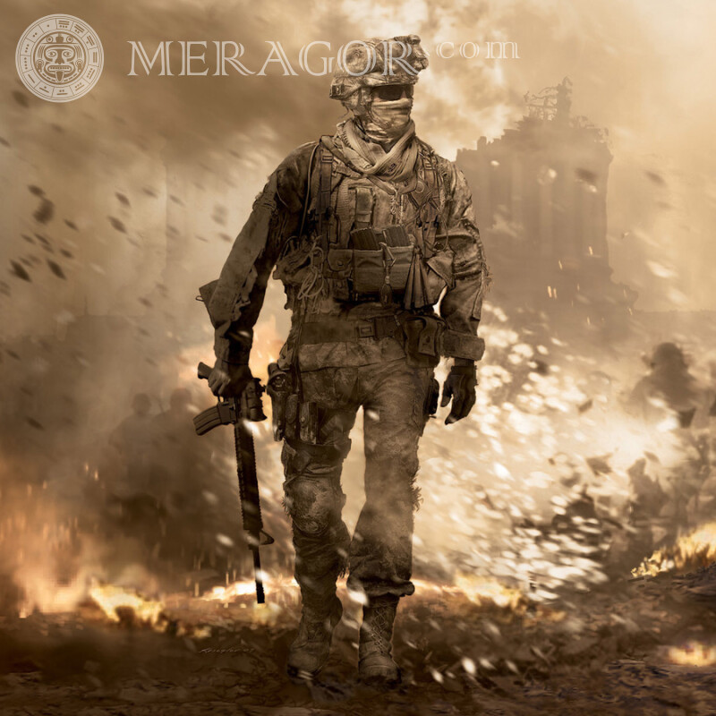 Modern Warfare Foto auf Avatar herunterladen Alle Spiele