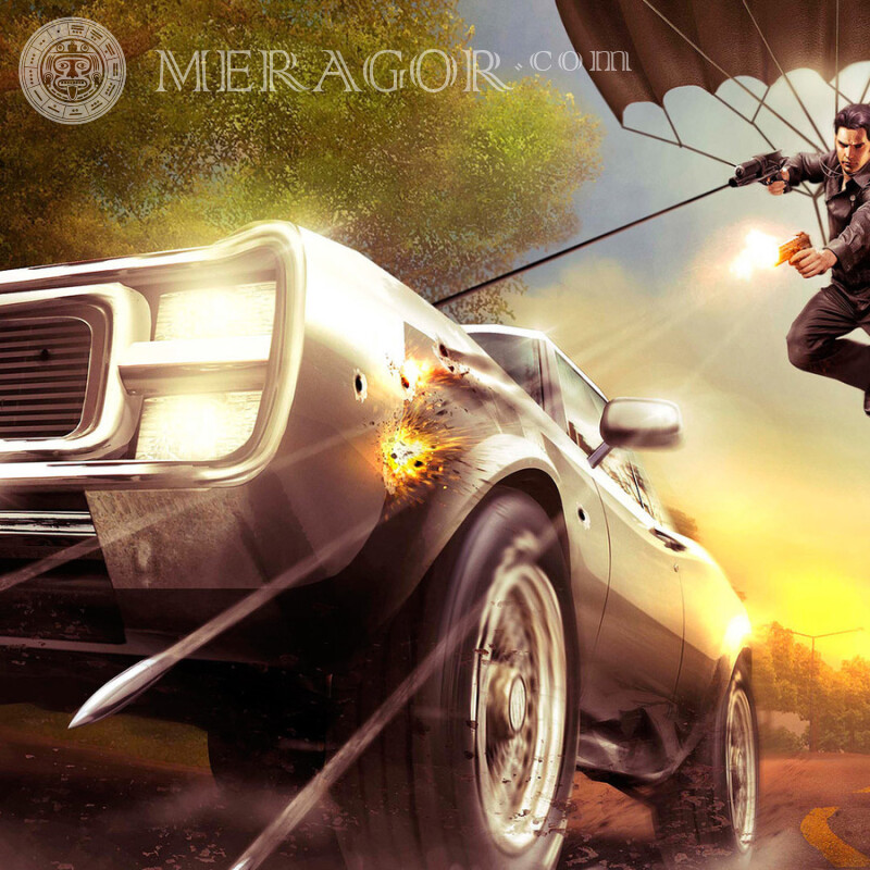 Download picture from the game Just Cause to your avatar for free All games