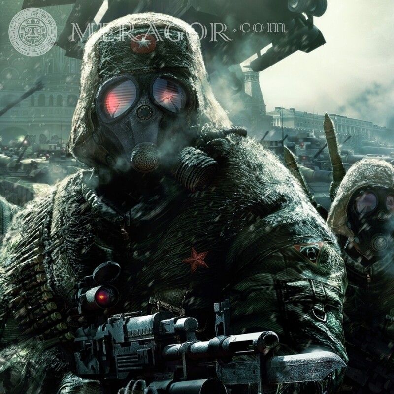 On your profile picture download photos from the Metro game for free Metro 2033 All games
