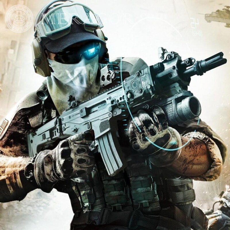 Laden Sie kostenlos ein Foto für einen Avatar aus dem Spiel Tom Clancys Ghost Recon Future Soldier herunter Alle Spiele