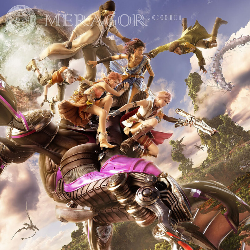 Download für Avatar-Foto Final Fantasy Final Fantasy Alle Spiele