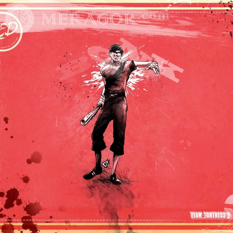Download the picture for the avatar from the game Team Fortress for free All games
