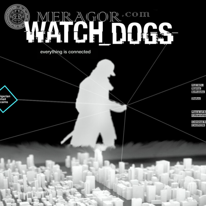 Watch Dogs скачать фото бесплатно на аву Все игры