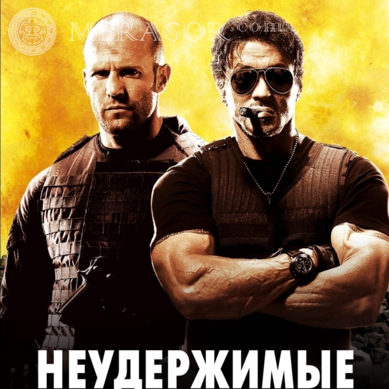 The Expendables Jason Statham and Stallone Avatar From films