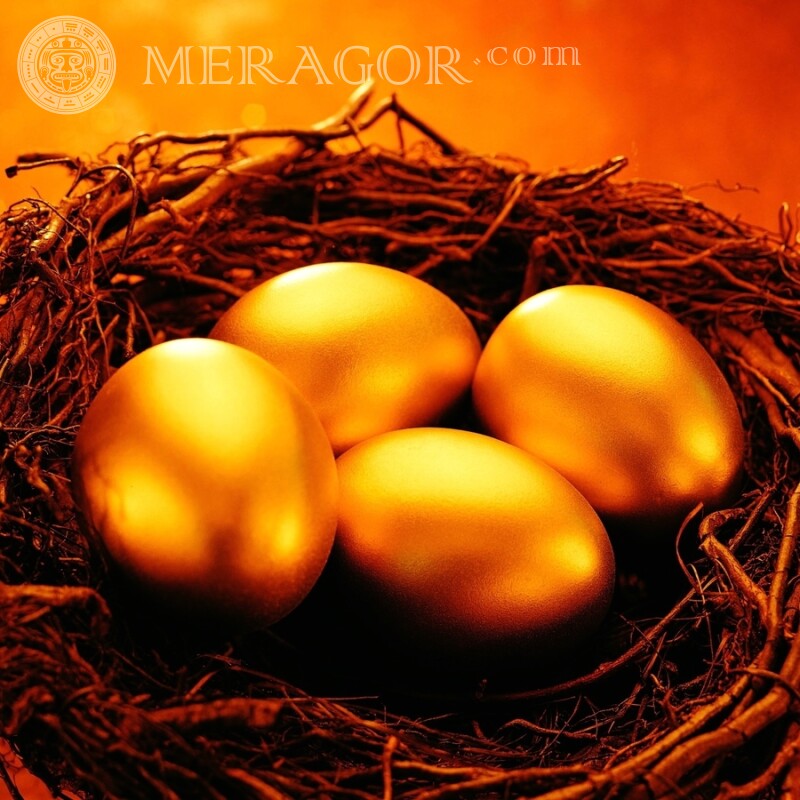 Foto de ovos de páscoa para avatar Feriados