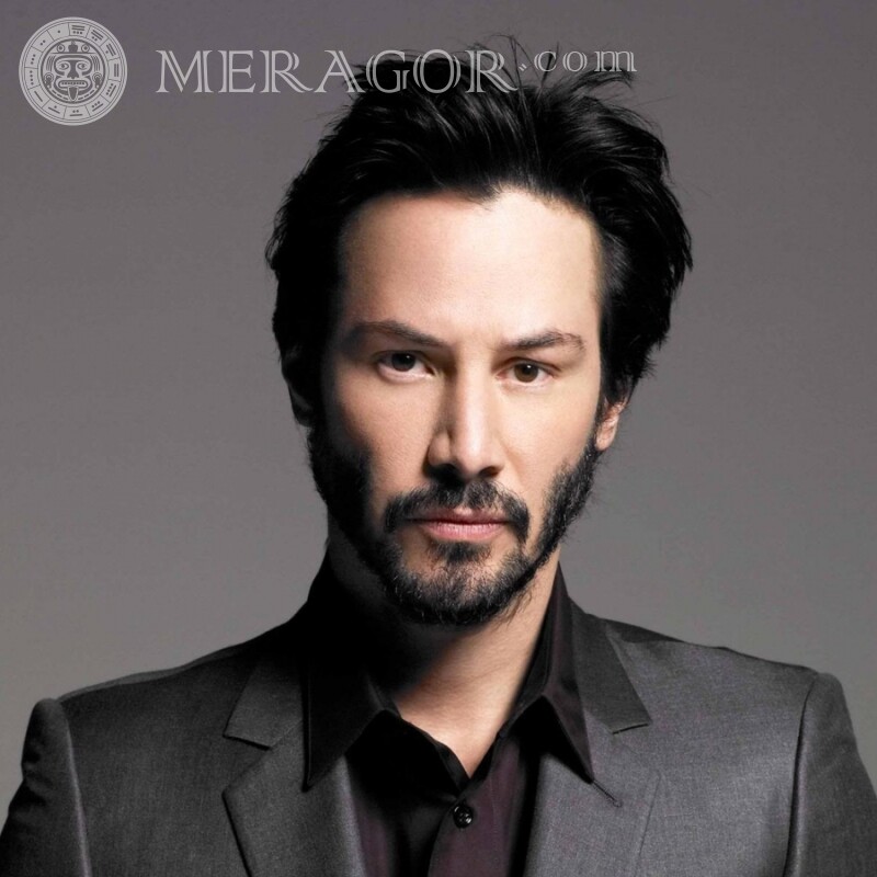 Keanu Reeves photo for profile picture Celebrities Business Faces, portraits Faces of guys