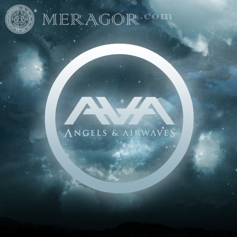 Logotipo de Angels & Airwaves en la foto de perfil de Facebook del chico De las películas Logotipos