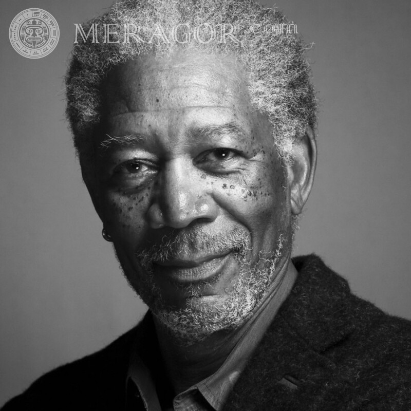 Foto de Morgan Freeman para foto de perfil Celebridades Negros Pessoa, retratos Rostos de homens