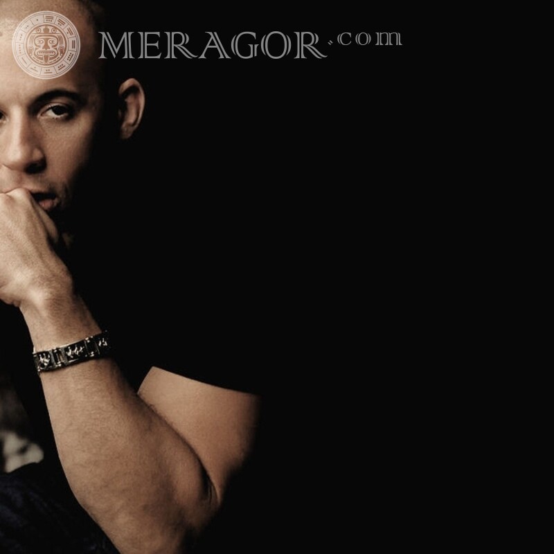 Photo de Vin Diesel pour la photo de profil Célébrités Pour VK Visages, portraits Gars