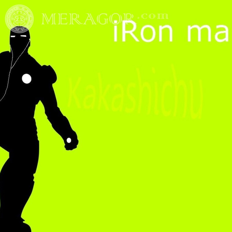 Iron man picture for profile picture From films