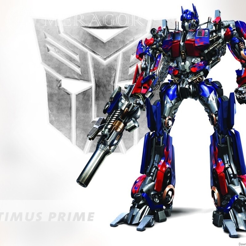Optimus Prime Transformer para avatar Dos filmes Transformers