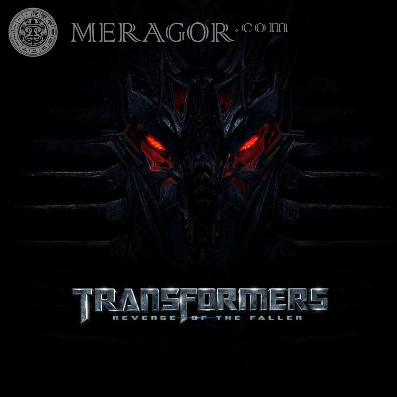 Transformer eyes picture on your profile picture From films