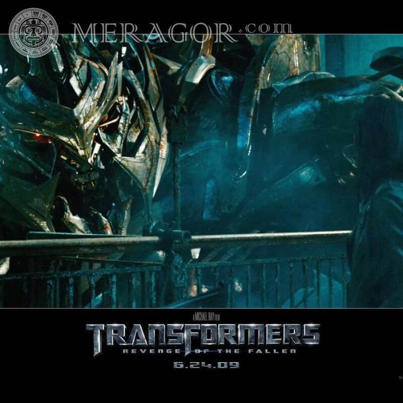 Imagen de Transformers de la película en el avatar. De las películas