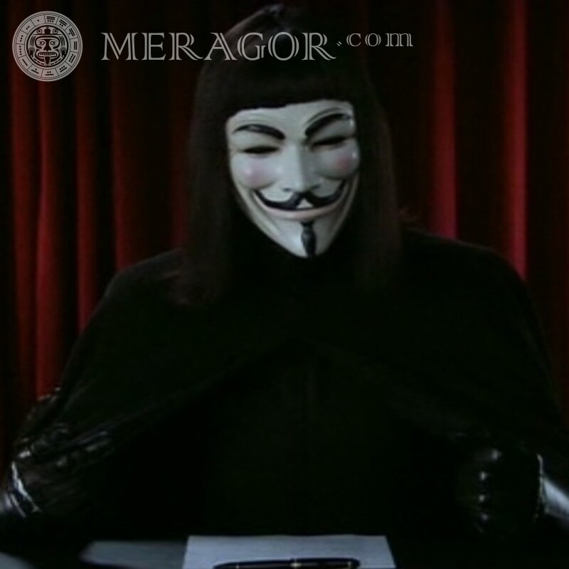 Guy Fawkes photo download on avatar From films Mask