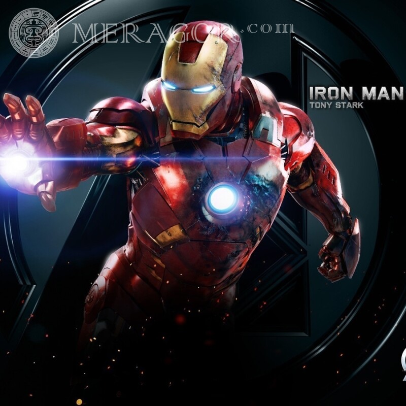 Iron Man Superhelden Avatar Aus den Filmen