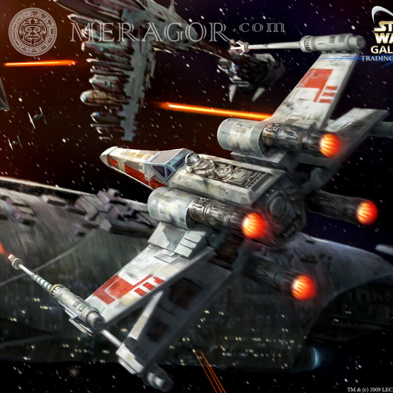 Звездные войны космическая битва на аву Des films Star Wars