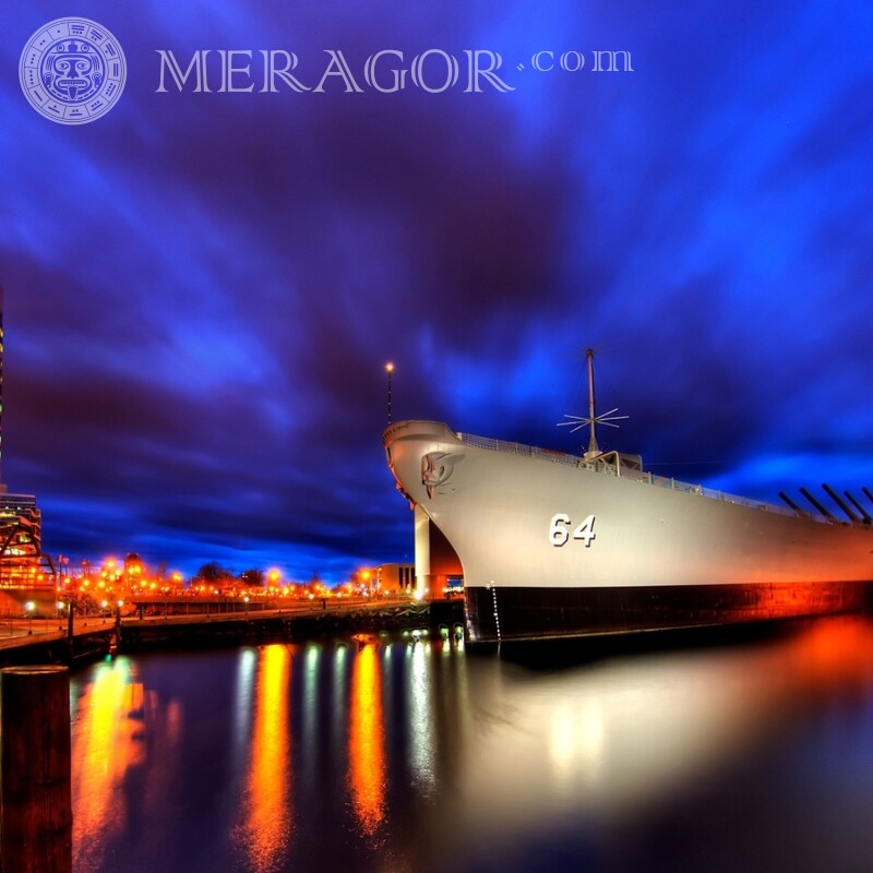 Descarga una foto en el avatar del barco gratis para un chico Equipamiento militar Transporte