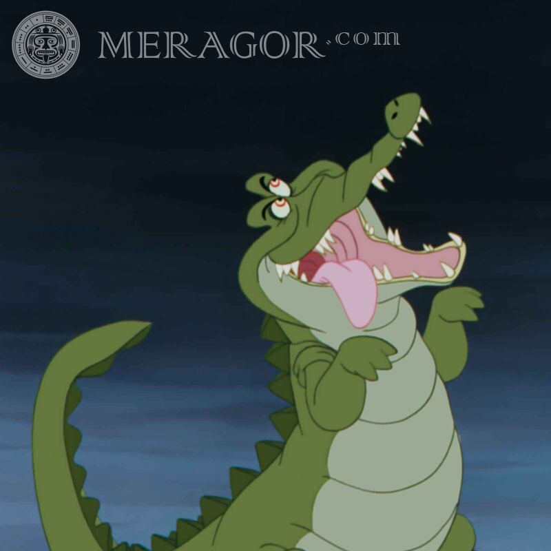Крокодил из Питера Пена на аватар Крокодилы Мультфильмы
