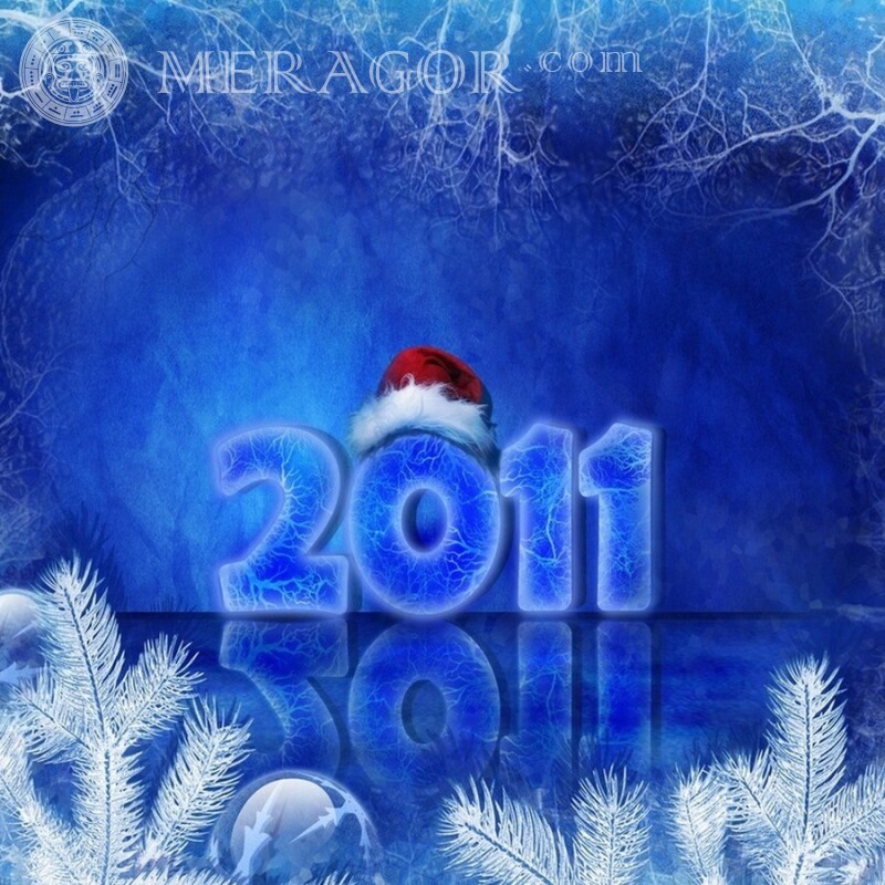 Neujahrsbild auf Avatar für YouTube herunterladen Feierzeit Weihnachten Avatare