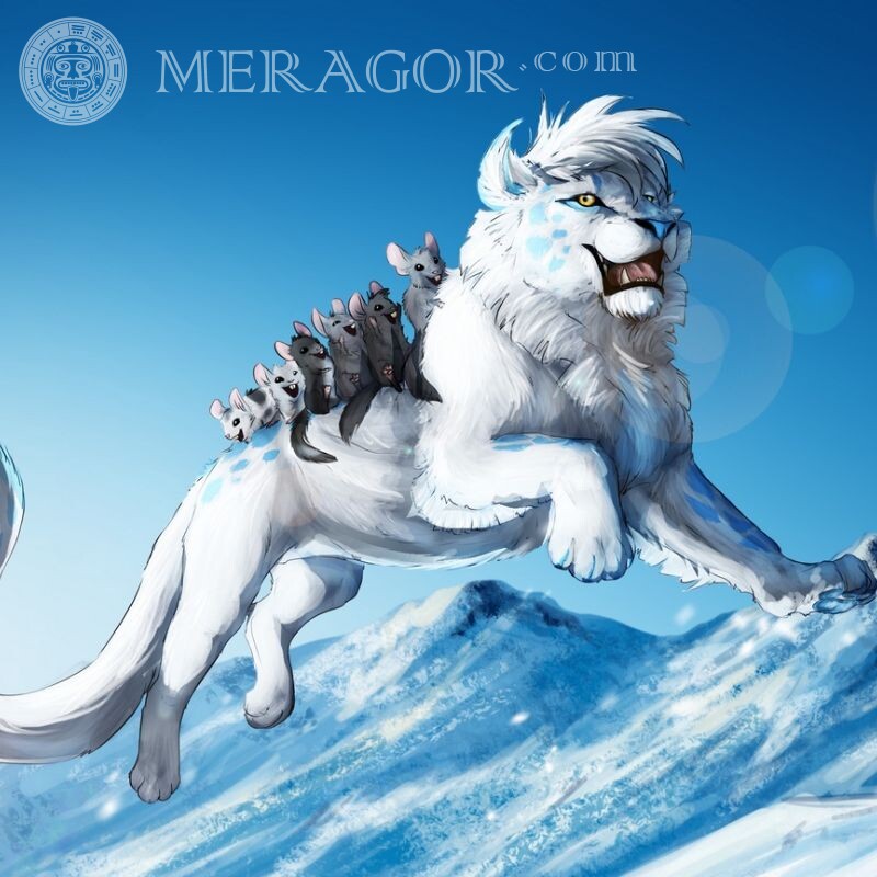 MERAGOR | Imagen de leon anime
