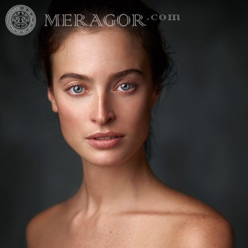 Female face for avatar Faces, portraits Girls Women Beauties