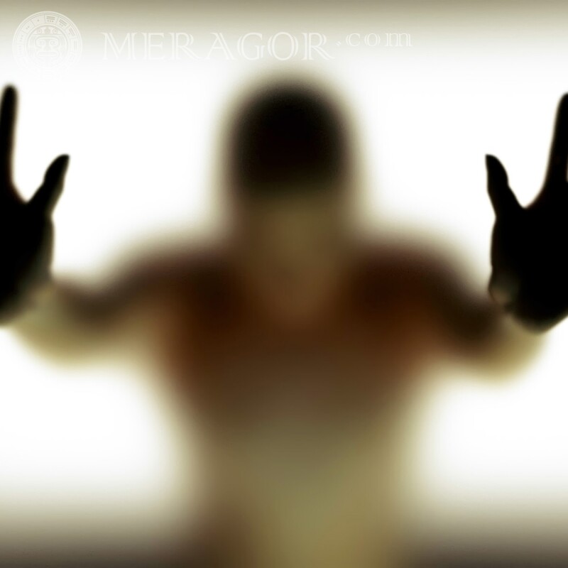 Silhouette des Mannes auf Avatar herunterladen Silhouette Kein Gesicht