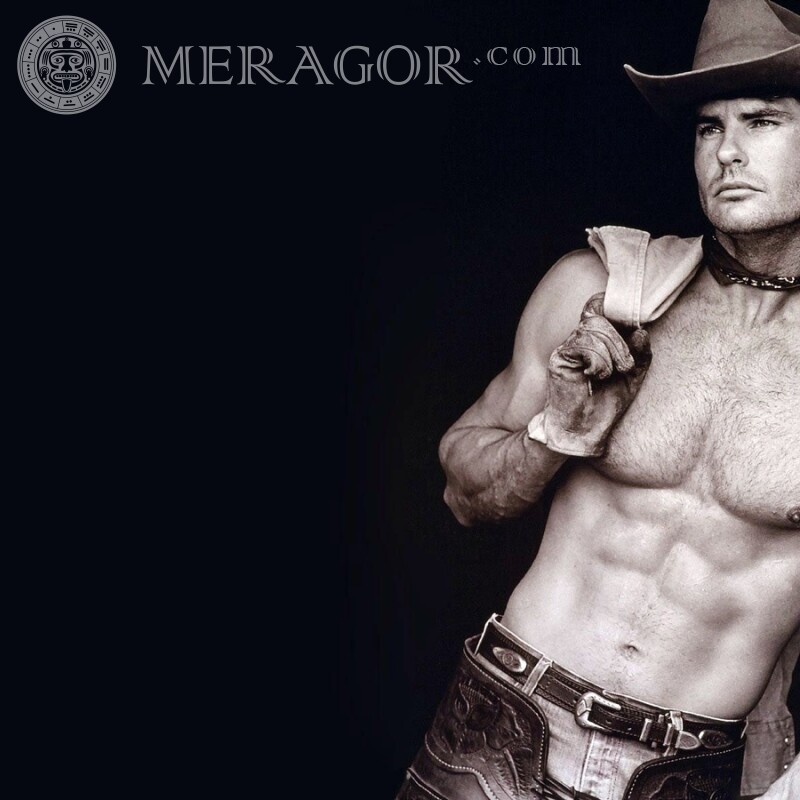 Foto de cowboy musculoso para foto de perfil Celebridades Para VK Pessoa, retratos Homens