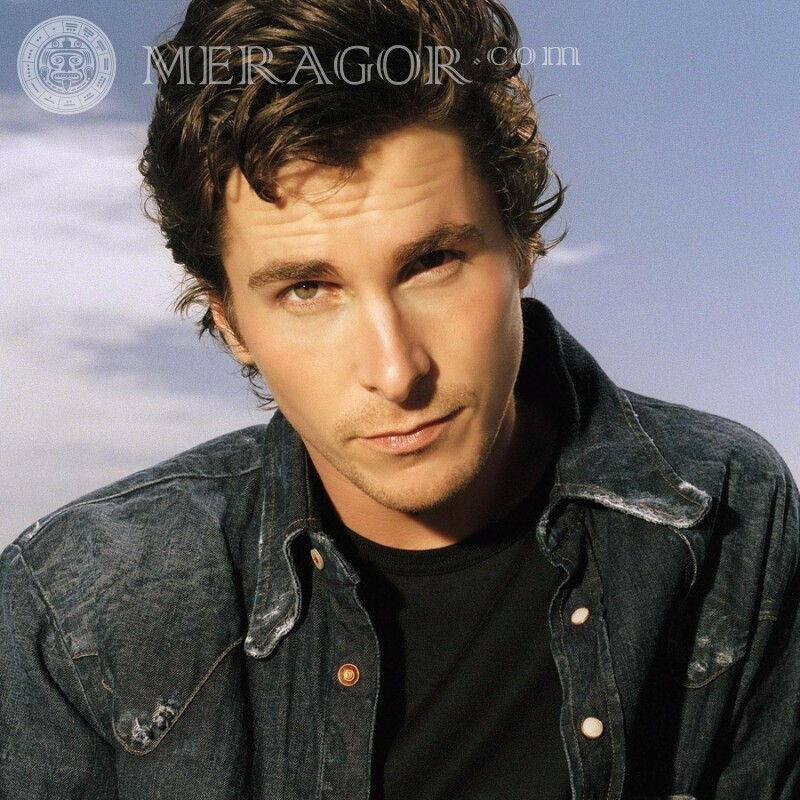Mec mignon Christian Bale photo sur votre photo de profil Célébrités Pour VK Visages, portraits Visages de jeunes hommes