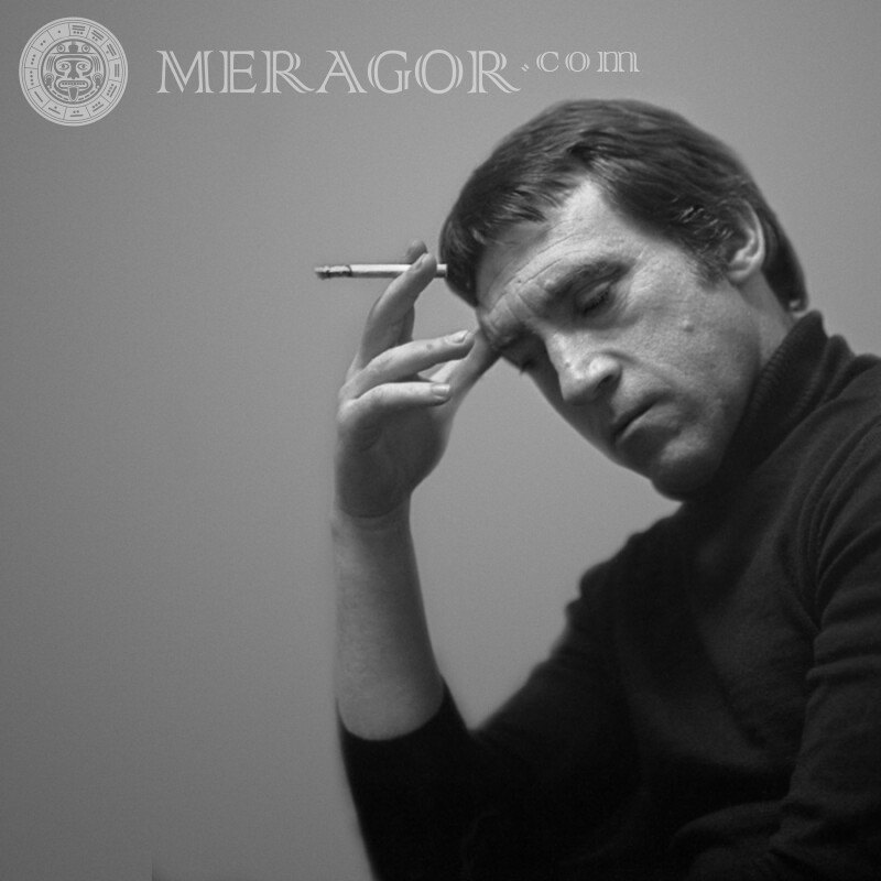 Photo of Vysotsky for profile picture Celebrities For VK Faces, portraits Men