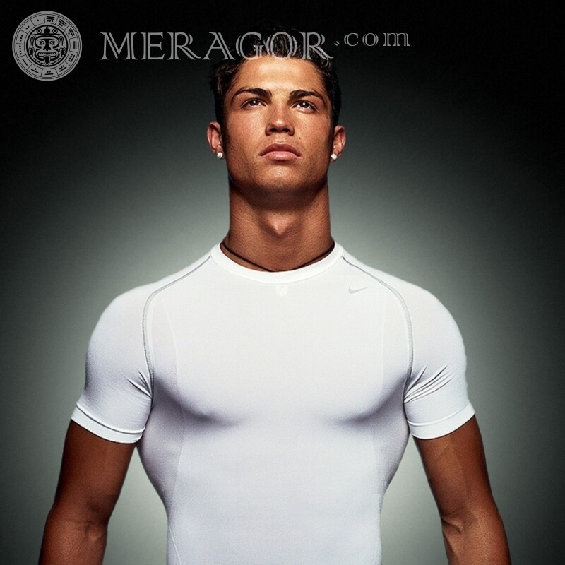 Photo de Cristiano Ronaldo sur l'avatar TikTok Célébrités Pour VK Visages, portraits Gars