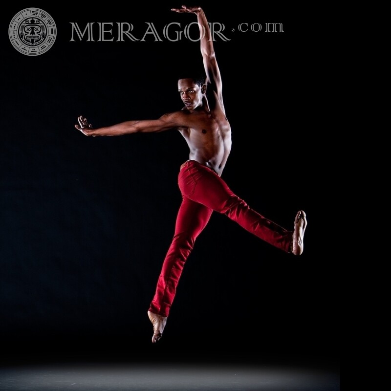 Bailarina moderna descargar foto en avatar Músicos, bailarines Negros Chicos