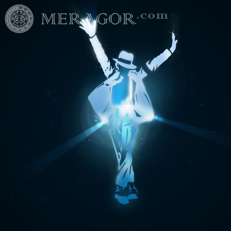 Michael Jackson profile silhouette Silhouette